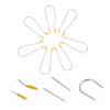 ASAKKURA 20Pcs Hot Roller Clips U-Shaped Replacement Clips for Hair Curling Rollers for Beauty Salon and Home Styling view 4
