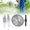 4PCS Swiftly Replaceable Cordless Trimmer Metal Blades, Trimmer Metal Blades, Suitable for All Cordless Trimmers, Delicate Grass, Thick Bushes view 2