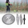 4PCS Swiftly Replaceable Cordless Trimmer Metal Blades, Trimmer Metal Blades, Suitable for All Cordless Trimmers, Delicate Grass, Thick Bushes view 3