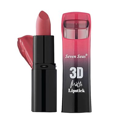 3D Matte Velvet Finish Full Coverage Matte Long Lasting Lipstick | Smooth Application |Transferproof & Smudge Proof | Highly Pigemented Lipstick for Women (Sepa Skin)