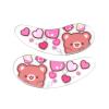 Black Wings 6 Pairs Silicone Eye Patches with Self-Adhesive Design - Cute Bear & Rabbit Inspired Eye Care Patches (Little Bear Little Rabbit 6pairs) view 4