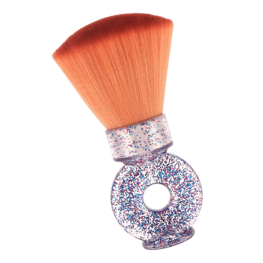 DEARMAMY Hair Salon Shaving Brush Small Barber Brush Handle Gentle Neck Duster for Men Barber Tools