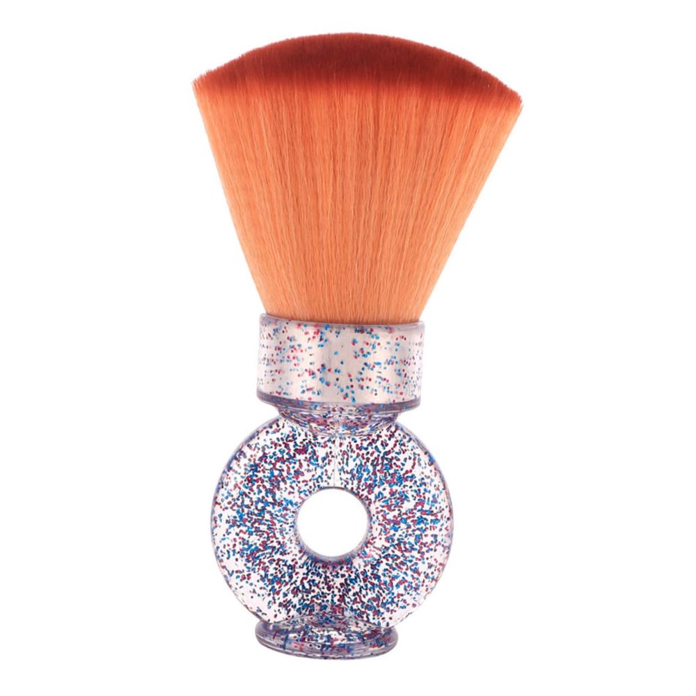Healvian Small Brush for Men's Hair Barber Brush Handle Neck Duster Barber Accessories