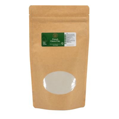 Aromatics International French Green 16 oz  Natural Mineral-Rich Clay Powder for Face Masks, Hair Care, and DIY Skincare