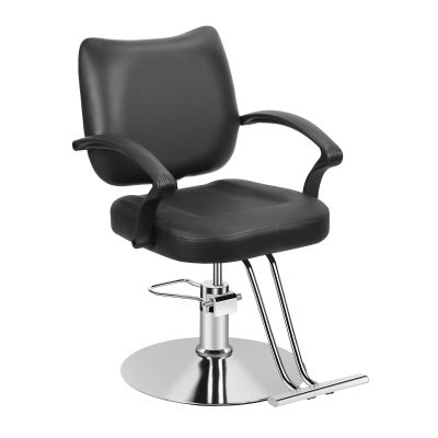 Altsuceser Barber Salon Chair for Hair Stylist, Height Adjustable Hydraulic Lift Salon Chair,360 Swivel Spa Beauty Equipment for Salons, Barber Shops, Tattoo Studios,Max Load Weight 330 lbs Black