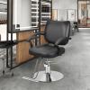 Altsuceser Barber Salon Chair for Hair Stylist, Height Adjustable Hydraulic Lift Salon Chair,360 Swivel Spa Beauty Equipment for Salons, Barber Shops, Tattoo Studios,Max Load Weight 330 lbs Black view 4