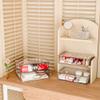 2 Pack Clear Makeup Storage Drawer, 12''W Stackable Bathroom Organizers and Storage Drawer, Acrylic Cosmetic Display Case For Vanity, Undersink, Cabinets, Desk Organizer view 2