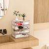 2 Pack Clear Makeup Storage Drawer, 12''W Stackable Bathroom Organizers and Storage Drawer, Acrylic Cosmetic Display Case For Vanity, Undersink, Cabinets, Desk Organizer view 4