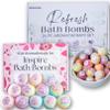 Inspire & Refresh Minis Bath Bombs Bundle - Enjoy These 2 top Selling Bath Bomb Sets That Make The Perfect Bath Bombs for Girls Gift view 1
