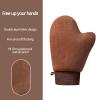 Self Tanning Mitt Applicator, Reusable Soft Glove with Thumb, Quick-Dry Flocking Material for Tanning Mousse and Lotion view 2