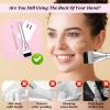 BOHUIZ 4Pcs Makeup Foundation Mixing Palette Set, Including Spatula Makeup Brush, Palette Tray, Powder Puff Make Up Accessories for Women Girl Make Up Cosmetic Spatula Tool view 3