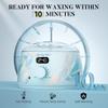 LANSLEYWAX Digital Waxing Kit for Women Men - Water Blue Waxing Machine with 39 Accessories - Hard Wax Kit for Arm Leg Brazilian Bikini Face Sensitive Skin, Wax Warmer Hair Removal for Home/Salon Use view 2