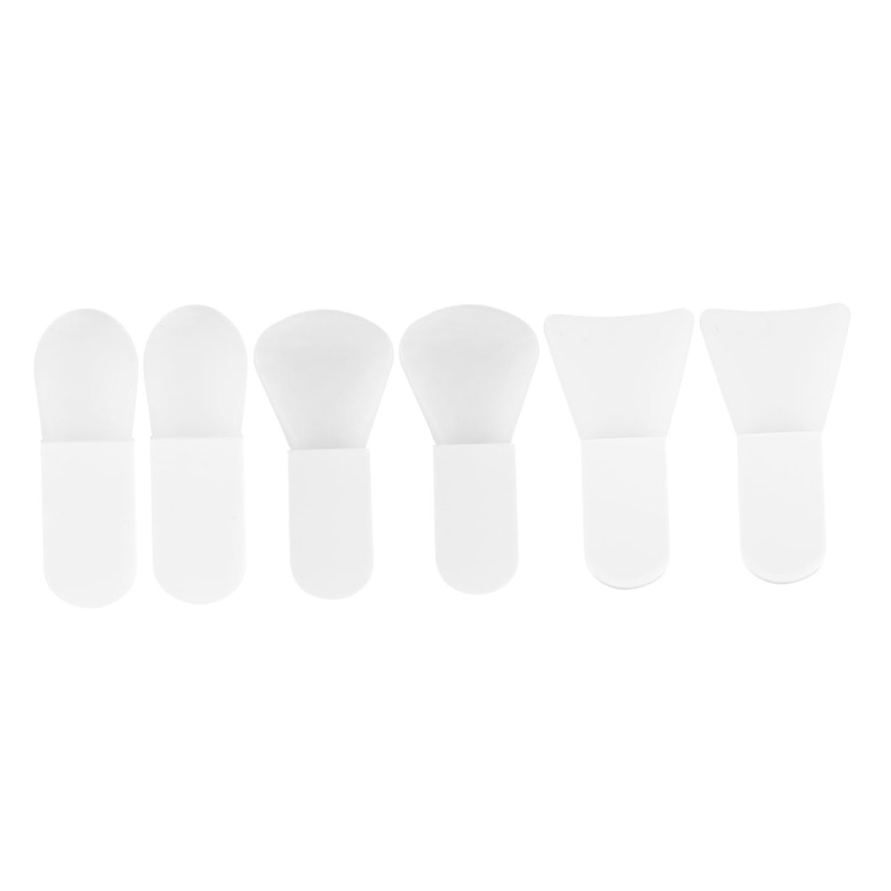 BESTYASH 6Pcs Silicone Face Mask Applicator Brush Set for Facial Cleansing Mini Tool for Smooth Mudpack Application Adorable and Easy to Use