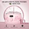 LANSLEYWAX Digital Waxing Kit for Women Men - Sweet Kiss Waxing Machine with 39 Accessories - Hard Wax Kit for Arm Leg Brazilian Bikini Face Sensitive Skin, Wax Warmer Hair Removal for Home/Salon Use view 2