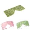3 Pcs LazyGa Natural Jade Eye Mask and Rose Quartz Eye Mask- Soothing & Relaxing Alleviate Puffiness and Migraines with Cooling and Warming Therapy view 1