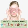 3 Pcs LazyGa Natural Jade Eye Mask and Rose Quartz Eye Mask- Soothing & Relaxing Alleviate Puffiness and Migraines with Cooling and Warming Therapy view 4