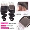 12A Body Wave Bundles with Closure Human Hair 16 18 20+14 Inch Unprocessed Virgin Brazilian Human Hair Bundles With 4x4 Lace Closure 3 Bundles With 4x4 HD Lace Closure view 3