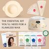 KOTAMU Waxing Kit for Women & Men, Wax Warmer for Hair Removal, Digital Wax Kit with Silicone PotIdeal for Face Eyebrow Arm Legs Armpit &Sensitive Skin, Bloomy Waxing Machine for Home Salon Use view 3