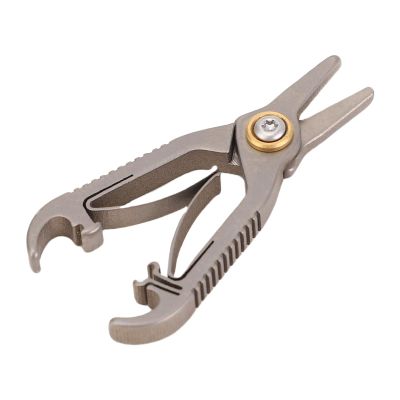 SPYMINNPOO Nose Hair Scissors, Ti Alloy Round Tip Nose Hair Trimming Scissors for Eyebrows Beard