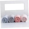 Beaupretty Coral Microfiber Hair Drying Towel Thick Absorbent Quick Dry Cap for Women Fast Drying Hair Wrap Elastic Design view 3