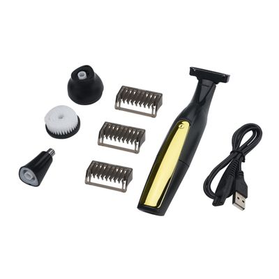 HAKIDZEL 1set Electric Face Trimmer for Men Portable Travel Electric Shaver Usb Rechargeable Design Multi-functional Grooming Tool for Facial Nose Hair Trimming