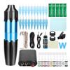 Tattoo Gun Machine Kit with 10 Tattoo Inks 20pcs Tattoo Cartridge Needles Power Supply Tattoo Pen Kit for Beginers and Artists view 1