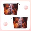 Dwvtfsm Antelope Canyon Makeup Bag For Women, Waterproof Linen Travel Cosmetic Organizer Lightweight Zipper Travel Toiletry Bag Organizer Makeup Brushes Storage Bag view 2