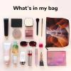 Dwvtfsm Antelope Canyon Makeup Bag For Women, Waterproof Linen Travel Cosmetic Organizer Lightweight Zipper Travel Toiletry Bag Organizer Makeup Brushes Storage Bag view 3