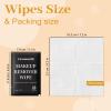 Makeup Remover Wipes Bulk Individually Wrapped,Travel Makeup Wipes Gentle for Face Cleansing Mascara Lipstick Travel Hotelblack,pack of 150) view 2