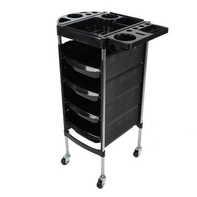 YHHLWXMDZ Salon Trolley Cart, Salon Stations for Hair Stylist, with Worktop, Portable Salon Station, for Barber Shop and SPA Shop