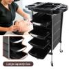 YHHLWXMDZ Salon Trolley Cart, Salon Stations for Hair Stylist, with Worktop, Portable Salon Station, for Barber Shop and SPA Shop view 4