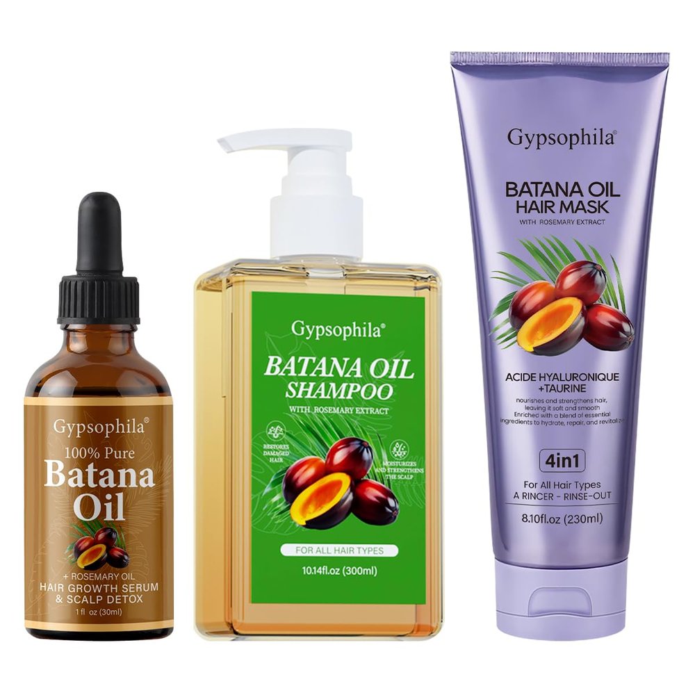 Batana Shampoo & Batana Oil & Hair Mask-Combo Set