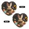 SDTYKHJ Easter Egg Bunny Travel Makeup Mirror Double Sided 1X/2X Magnification Compact Vanity Mirror for Women Magnifying Cosmetic Mirror Folding Handheld Mirror for Purse Pocket view 2