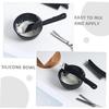 BAZEITFLOW 1set Silicone Face Mask Mixing Bowl Set Mask Applicator Kit for Facial Treatments Flexible Mixing Bowls Tools for Pore Cleansing and Purification view 3