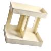 2 Layers Makeup Organizers Countertop Versatile Bathroom Counter Organizer Modern Style Cosmetic Make Up Organizers for Desktop, Vanity, Bathroom, Office (Cream Yellow) view 3