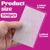 HINZIC 100pcs Perm Papers for Hair, High Temperature Resistant Perm End Papers for Rollers, Disposable Salon Wrapping Paper for Home, Professional Hot Cold Hair Perms view 2
