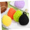 FRCOLOR 5Pcs Bath Sponge Soft Body Wash Scrubber with Built Hanging Loops for Durable Shower Sponges for Skin Cleansing and Exfoliation view 3