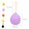 FRCOLOR 5Pcs Bath Sponge Soft Body Wash Scrubber with Built Hanging Loops for Durable Shower Sponges for Skin Cleansing and Exfoliation view 4