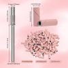 100Pcs Small Sanding Bands Nail Drill Bit, 3.1mm Mandrel Bit for Acrylic Nails Gel Removing Shaping Polishing Salon Use (240 Grit, Pink) view 3