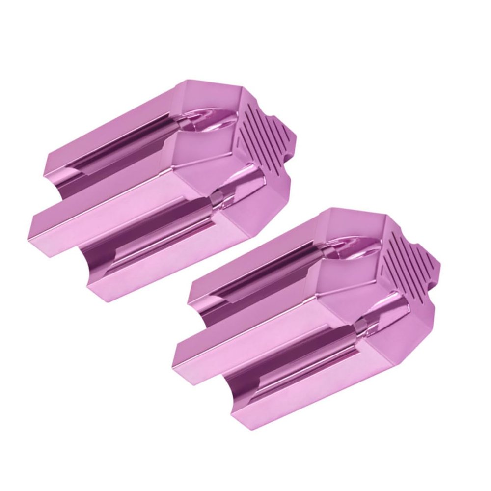 SHERCHPRY 2Pcs Durable Double Makeup Sharpener Portable Cosmetic Tool for Eyebrow Lip Liner and Eyeliner Pencils Sturdy Material Essential Accessory for Women