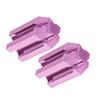 SHERCHPRY 2Pcs Durable Double Makeup Sharpener Portable Cosmetic Tool for Eyebrow Lip Liner and Eyeliner Pencils Sturdy Material Essential Accessory for Women view 1