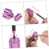 SHERCHPRY 2Pcs Durable Double Makeup Sharpener Portable Cosmetic Tool for Eyebrow Lip Liner and Eyeliner Pencils Sturdy Material Essential Accessory for Women view 3