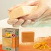 Airobazar Orange Essence Soap 3 in 1 Set: Natural Soap Bar, Soap Tray & Washcloth for Gentle Skin Care view 2