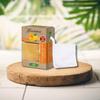 Airobazar Orange Essence Soap 3 in 1 Set: Natural Soap Bar, Soap Tray & Washcloth for Gentle Skin Care view 3