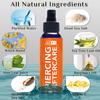 Body Candy Piercing Aftercare Spray - Saline Cleaning Solution for Nose Belly Ear Piercing - Piercing Bump Keloid Removal - Natural Sea Salt Cleaner - Made in USA view 2