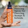 Body Candy Piercing Aftercare Spray - Saline Cleaning Solution for Nose Belly Ear Piercing - Piercing Bump Keloid Removal - Natural Sea Salt Cleaner - Made in USA view 4