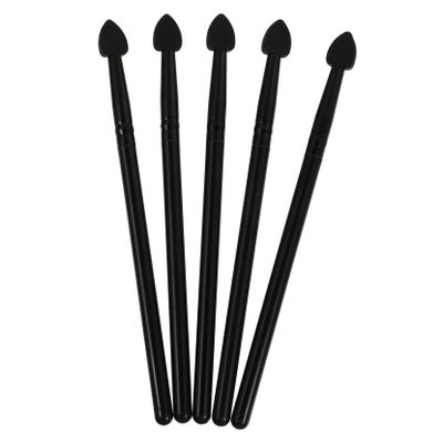 VICASKY 5PCS Silicone Eye Shadow Makeup Brushes Set Soft Flexible and Easy to Clean for Professional and Home Use for Girls and Makeup Enthusiasts