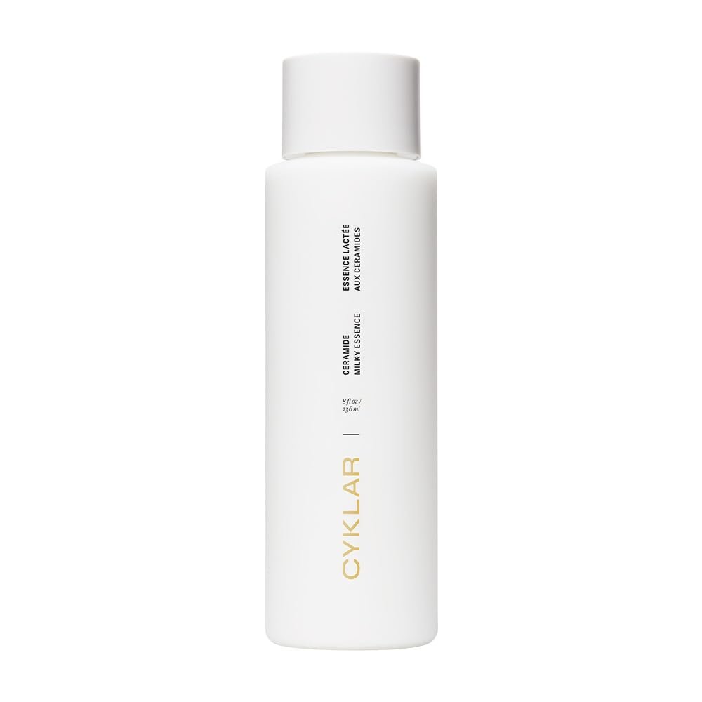 CYKLAR Ceramide Milky Essence Unscented Body Lotion for Dry, Sensitive Skin Lightweight Hydrating Ceramide Moisturizer for Skin Barrier with Polyglutamic Acid & Hydroxyethyl Urea - 8 fl oz