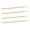 CALLARON 4 Pcs Stainless Steel Nail Art Cuticle Tools Triangular Design Gel Remover and Scraper Tool for Manicure and Pedicure view 1