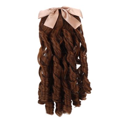 DECORNIJIA Curly Ponytail Wig for Women Retro Hairpiece Extension 22 Inch Long Cosplay Accessory for Princess Costume for Parties and Events